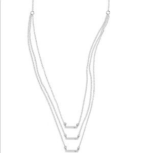 BP silver necklace